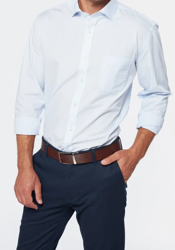 Camisa de Vestir Lisa Celeste - Imagen 4