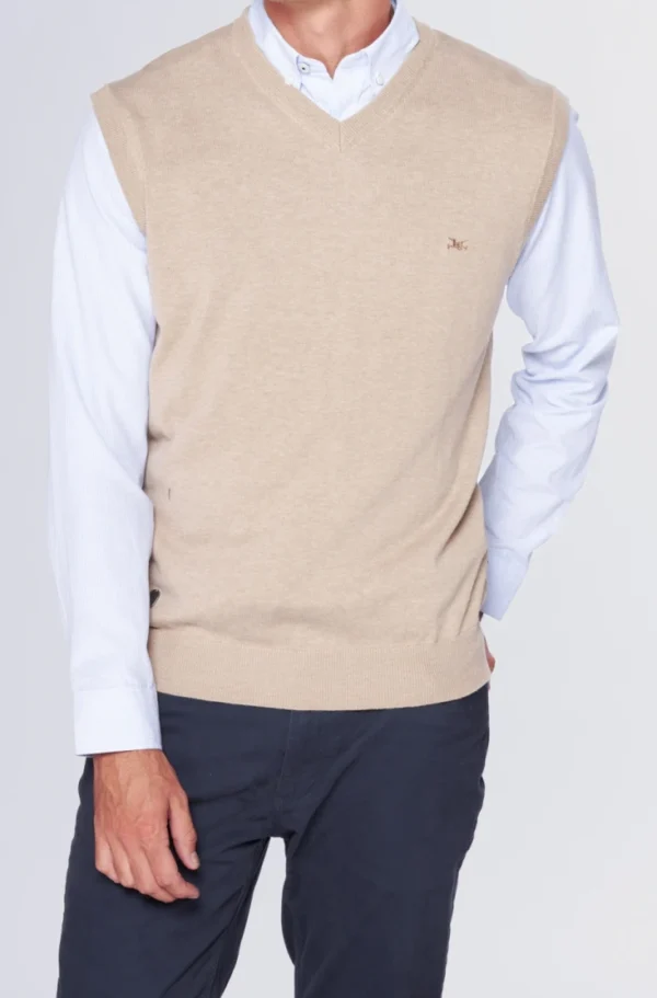 Chaleco Tejido Beige
