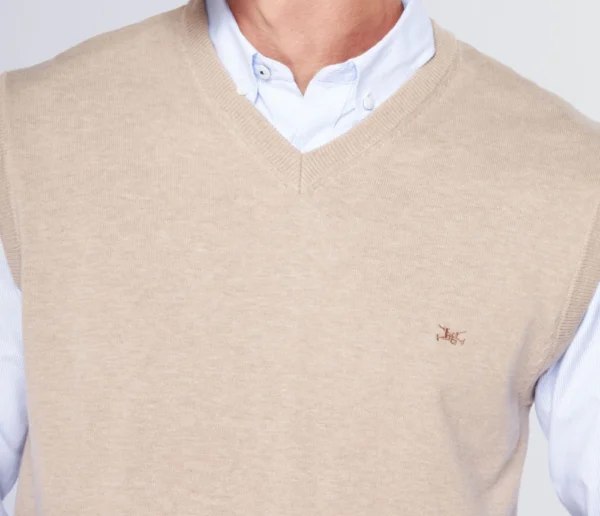Chaleco Tejido Beige - Imagen 3