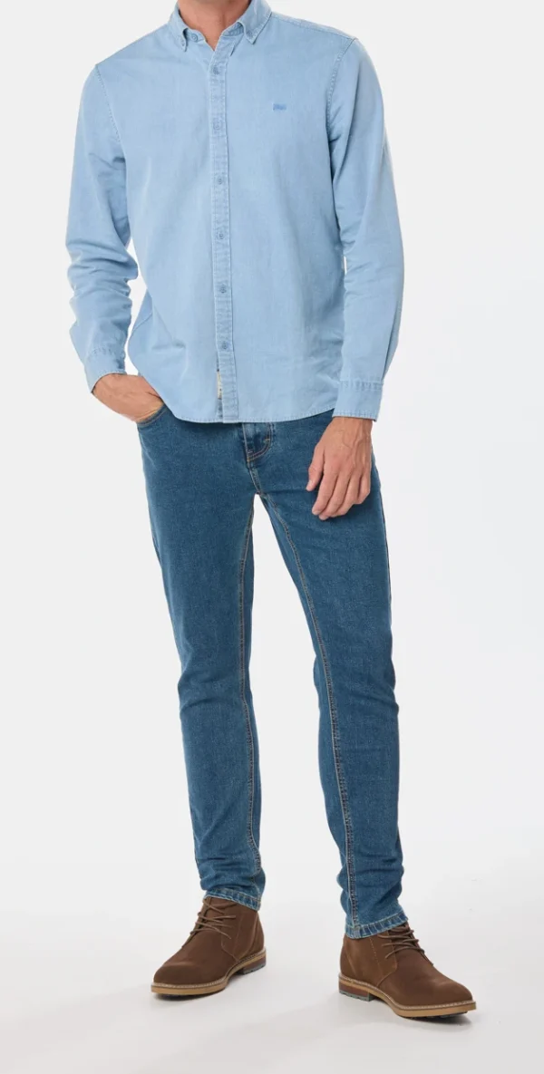 Pantalón de Jean Skinny Azul