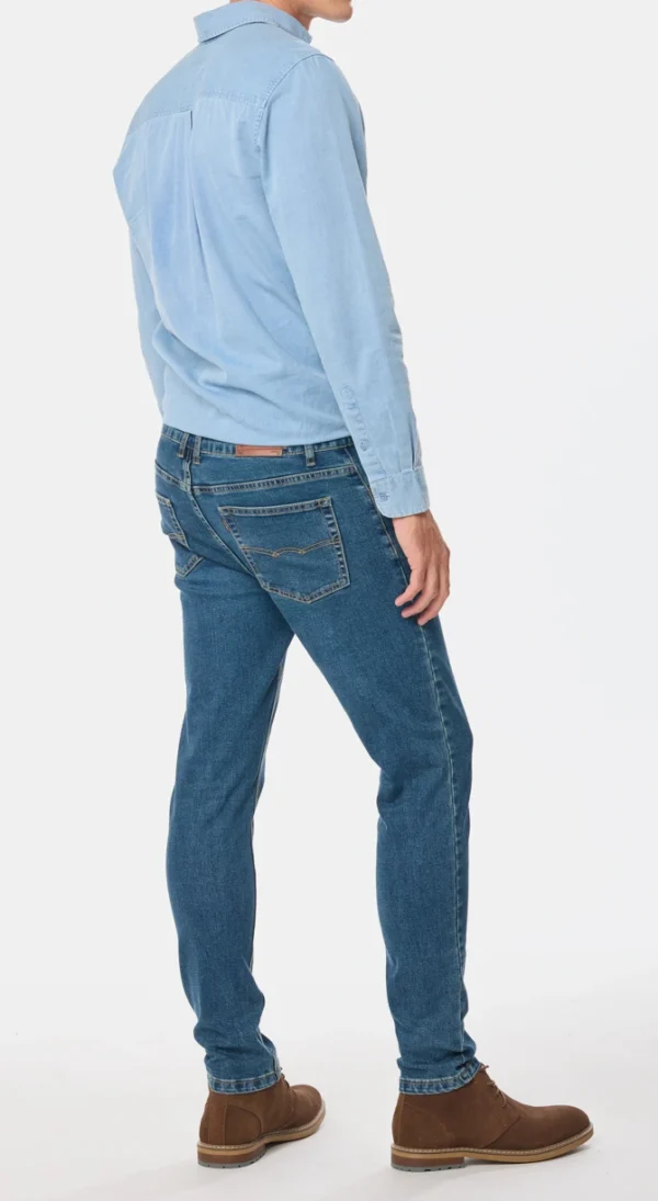 Pantalón de Jean Skinny Azul - Imagen 3