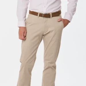 Pantalón Spandex Slim Fit Beige