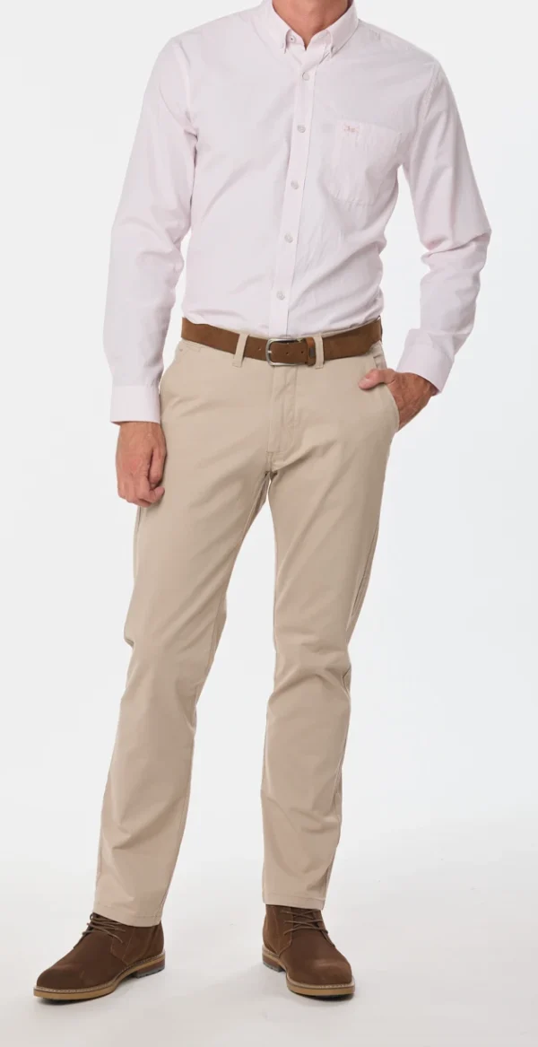 Pantalón Spandex Slim Fit Beige