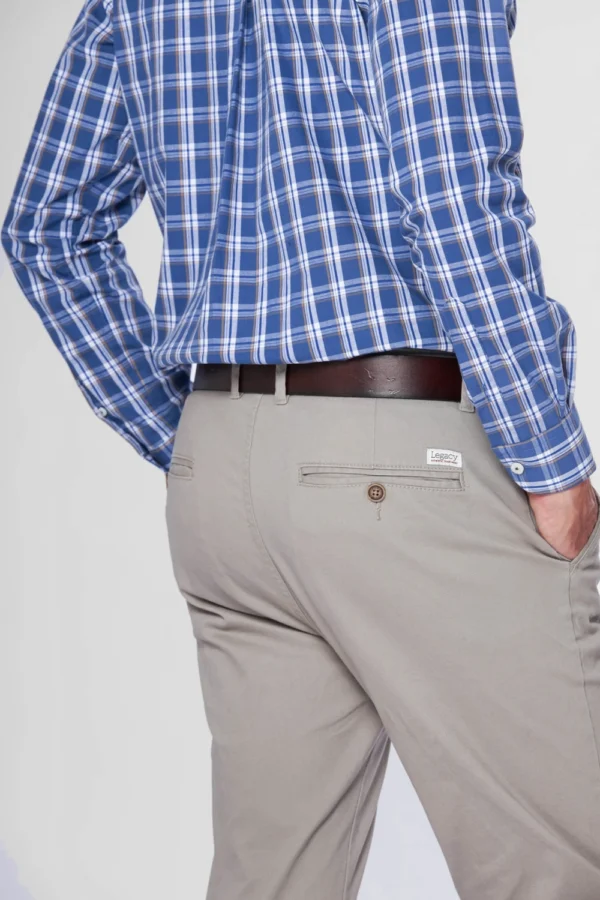 Pantalón Spandex Slim Fit Khaki - Imagen 4