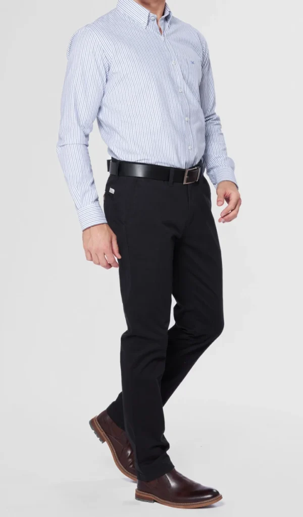 Pantalón Spandex Slim Fit Negro - Imagen 5