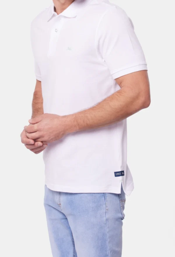 Remera Polo Lisa Blanco - Imagen 3